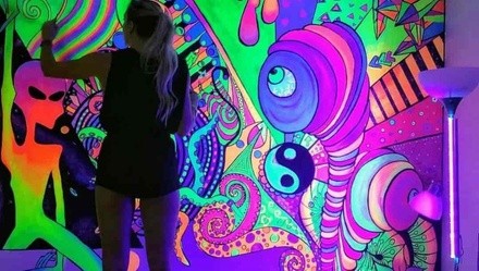 Glow-in-the-Dark Splatter Paint Experience for Two or Four at Brainy Actz (Up to 45% Off)