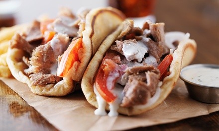 Choice of Food, Gyro Bowl, or Family Dinner at Souvlaki Greek Street Food, Carryout or Dine-In (Up to 32% Off)