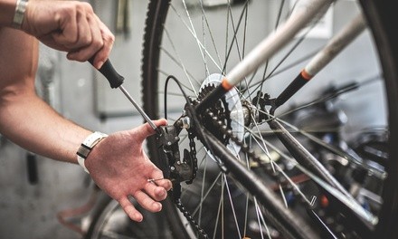 Bike Tune-Up and Safety Inspection or Full Overhaul for One Bike at Big Shark Bicycle Company (Up to 56% Off)