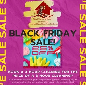 Up to 25% Off on House Cleaning at Maid Sparkling Clean