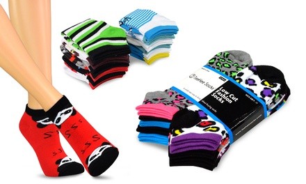 TeeHee Women's No-Show Socks (12-Pair)