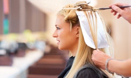 Up to 50% Off on Salon - Hair Color / Highlights - Roots at Tu Organics Salon and Spa