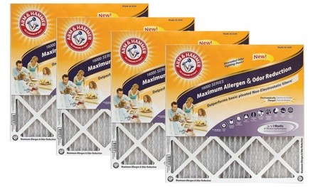 Arm & Hammer Max Allergen and Odor Reduction Furnace Filters (4 pack)