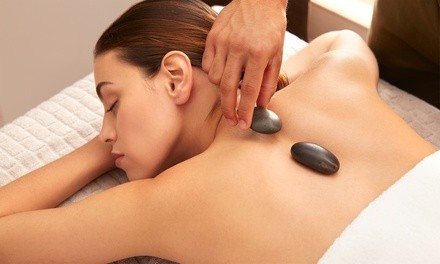 60- or 90-Minute Hot-Stone Massage, Dry Brushing, and Essential Oil of Choice (Up to 34% Off)