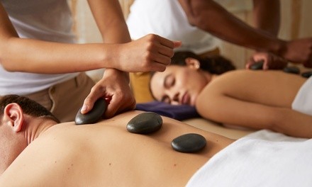 Solo or Couples Custom Massage with Hot Stones at Sunflower Peaceful Massage (Up to 49% Off). Two Options.