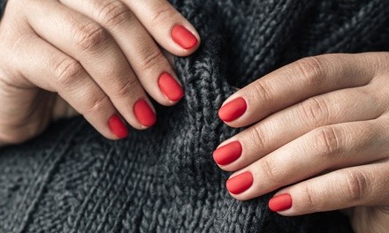 Mani-Pedis at The International House of Nails (Up to 55% Off). Three Options Available.