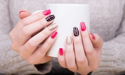 Gel Manicure with Paraffin, Gel Spa Pedicure with Sea Salt Soak, or Both at Y and S Salon (Up to 45% Off)