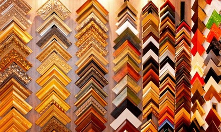 Custom Framing from 18th Street Framing (Up to 74% Off). Four Options Available.