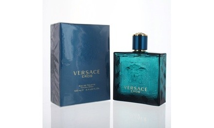 Versace Eros By Versace 3.4 Oz Edt Spray New In Box For Men