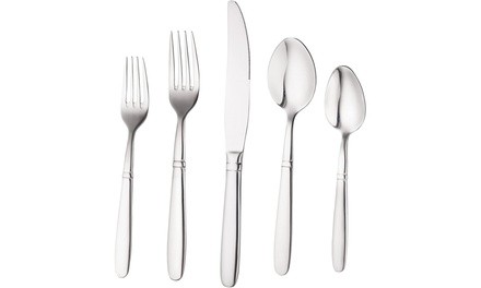 Bruntmor CRUX Royal 45 Piece Flatware Dining Set