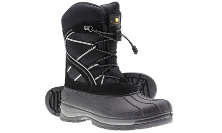 ArcticShield Men's Waterproof Insulated Ski Winter Snow Boots