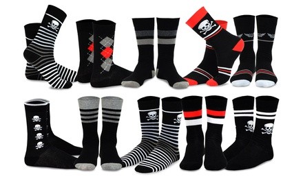 TeeHee Socks Men's Fun Novelty Socks (5- or 10-Pack)