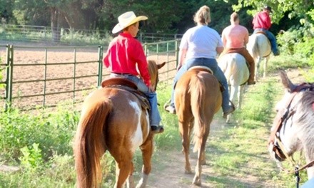 Three-Hour Dinner and Horseback Trail Ride Experience for Two or Four from Lugo Ranch (Up to 22% Off)