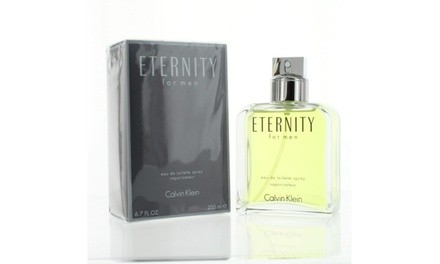 Eternity By Calvin Klein 6.7 Oz Eau De Toilette Spray New In Box For Men