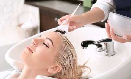 One Root Touch-Up with Optional Haircut at Mysteriasmanes (Up to 50% Off)