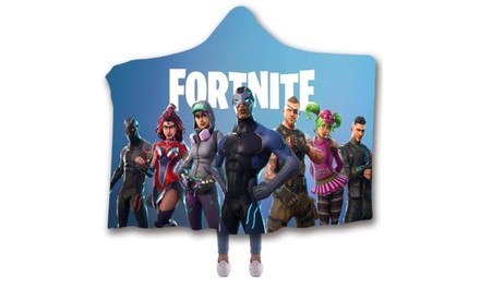 Fortnite Blanket With Hoodie