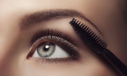 Extensions or Eyebrow Tint at Angel Tips (Up to 56% Off). Three Options Available.