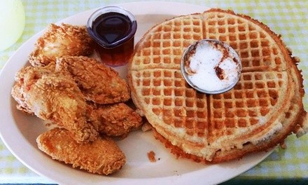 Soul Food for Lunch or Dinner for Two or Four at Franks Famous Chicken & Waffles (Up to 32% Off)