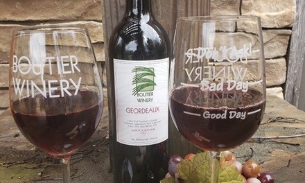 Wine Tasting Experience for Two or Four at Boutier Winery (Up to 51% Off)