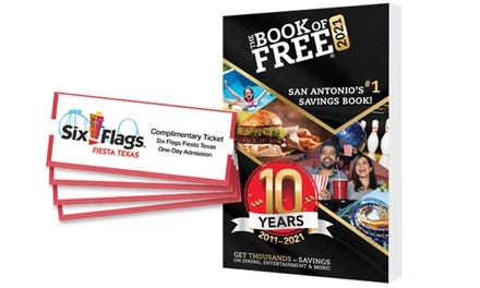 Book of Free Savings Book and One, Two, or Four General-Admission Six Flags Tickets (Up to 79% Off)