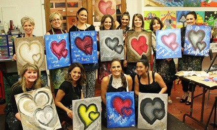 A Paint & Sip Adult Painting Class for One or Two from Creative Juice, Inc. (Up to 42% Off)