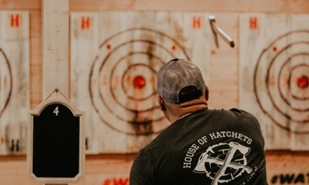 60-Minute Axe-Throwing Session for Up to Two, Three, or Four at House of Hatchets (Up to 25% Off). Six Options.