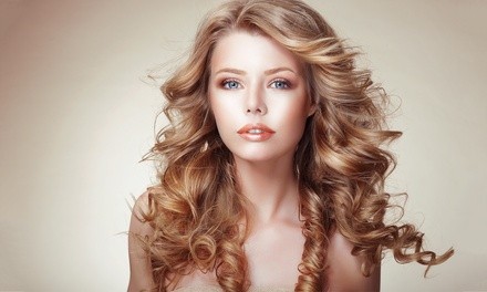 Hairstyling Package with Optional Partial or Full Highlights at AirBar Studio (Up to 73% Off)