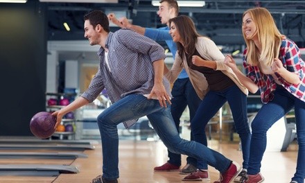 Unlimited Summer Bowling for Up to 5 or Two Hours of Bowling with Shoes for 4 at Town Hall Lanes (Up to 54% Off)