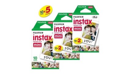 Fujifilm Instax Mini Instant Film, 50 Sheets