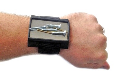 Magnetic Wristband for Screws and Tool Parts