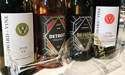 $76.50 for Holiday Four-Pack of Wine at Detroit Vineyards ($102 Value)