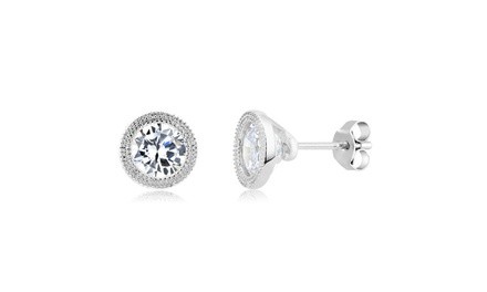 Cubic Zirconia Stud Earrings