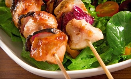 $12 for a Mediterranean Dinner for Two at The Park House (Up to $27 Value)