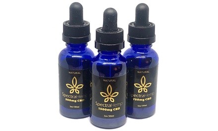 CBD Products from Spectra-Hemp (Up to 61% Off). Four Options Available.