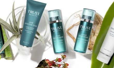 Natural Skin Care Products from Trust Beauty (Up to 42% Off). Three Options Available.