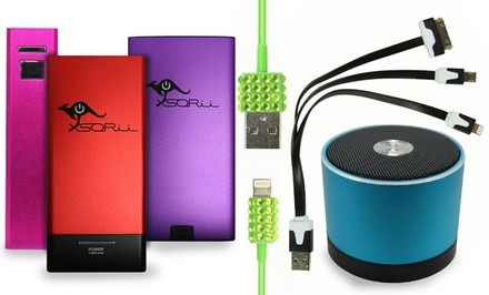 Battery-Charging Devices or Bluetooth Speakers from Battery on the Go  (Up to 76% Off). Six Options Available.