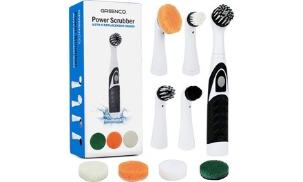 Power Scrubber with 4 Brush Attachment Heads