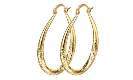 Women Fashion Circle 925 Sterling Silver Hoop Earring