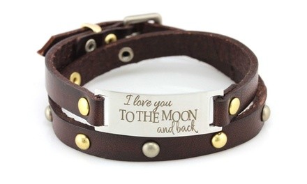 One Inspirational Leather Bracelet from Balla Bracelets (Up to $119.99 Value)  