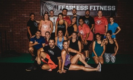 30 Days of Unlimited Classes with Custom Nutrition Plan for One or Two at Fearless Fitness (Up to 54% Off)