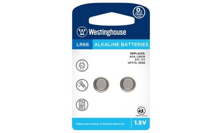  Westinghouse Button Cell Batteries (CR2032, AG4 or AG10)