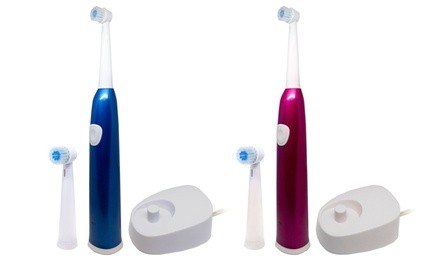 Professional Care Electric Toothbrush w/ Rechargeable Base (1-2 Pack) 