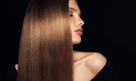 Women's Haircut or Blow Dry and Style at Matthew Steele Salon Spa AVEDA (Up to 20% Off)