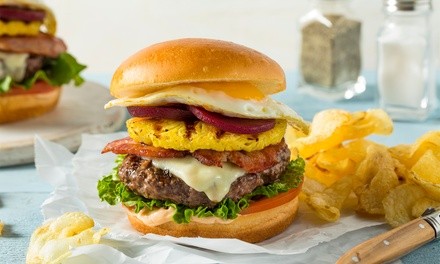 $3.50 for $5 Toward Food and Drink at Famous Fatsos Burgers