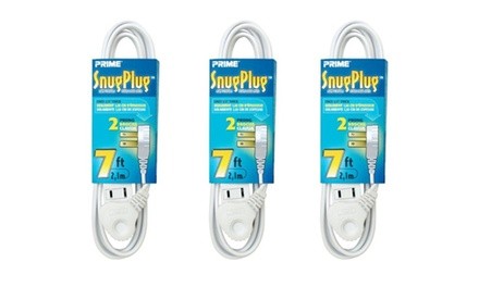 Prime Wire Snug Plug Low Profile Extension Cords