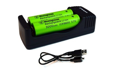 WESTINGHOUSE LI-ON RECHGBL BATTERIES AND CHARGER