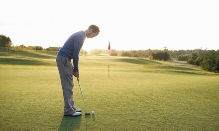 18-Hole Round of Golf with Cart and Range Balls for 1, 2, or 4 at Hyatt Hill Country Golf Club (Up to 43% Off)
