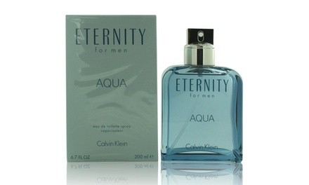 Eternity Aqua By Calvin Klein 6.7 Oz Eau De Toilette Spray New In Box For Men