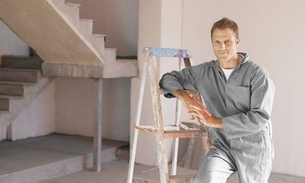 Interior Painting for 12x12 Feet Rooms from Home Solution Services (Up to 55% Off). Two Options Available.