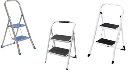 2 Step Anti-Slip Ladder Folding Step Stool